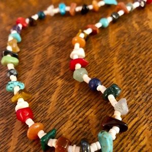 Native American gemstone necklace!